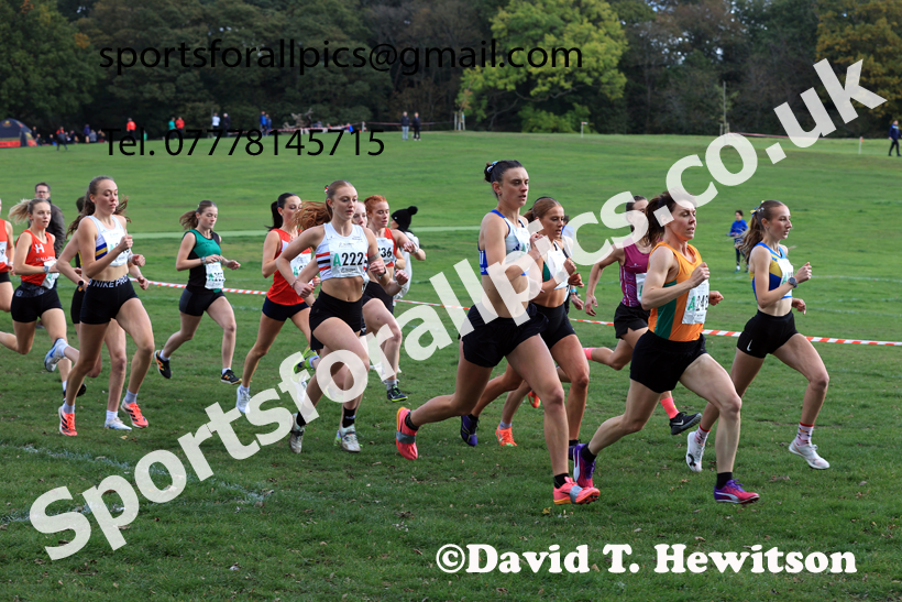 Senior Womens 2026 Northern Cross Country Relays, Graves Park, Sheffield. Photo: David T. Hewitson/Sports for All Pics